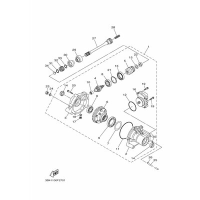 Yamaha Teil 3B4678390000