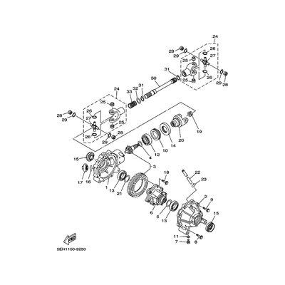 LIMITED SLIP DIFF. ASSY