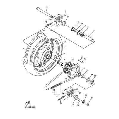 SCHRAUBE, KETTENSPANNER