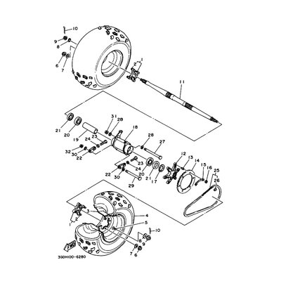 HINTERRAD KOMPL