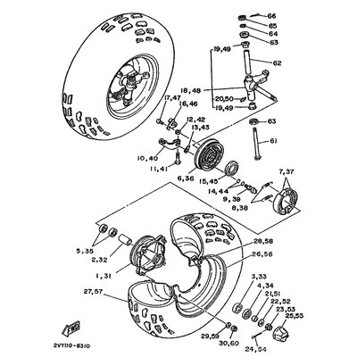 STEERING, KNUCKLE ASSY (LEF