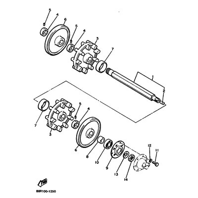 WHEEL, GUIDE 1
