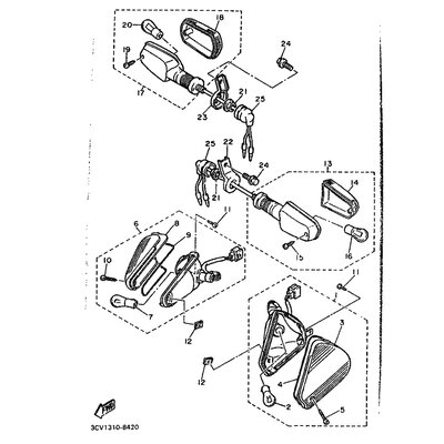 VORDERER BLINKER KOMPL. 1