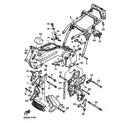 SCHRAUBE, MOTORAUFHANGUNG 3