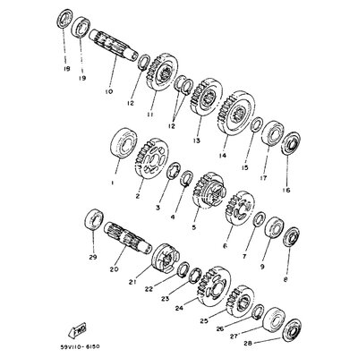 GEAR, HIGH PINION