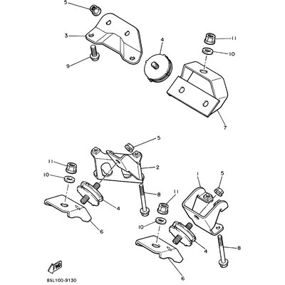 KONSOLE, MOTOR 1
