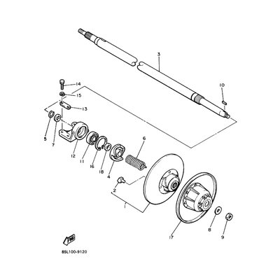 SHAFT, SECONDARY