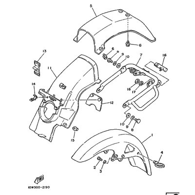 VORDERRAD-KOTFLUGEL KOMPL