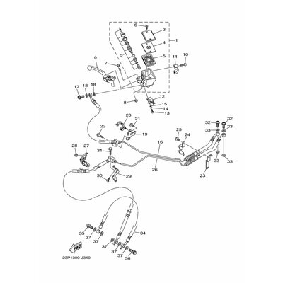 HOLDER, BRAKE HOSE