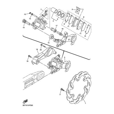 BREMSSCHEIBE, HINTEN 2