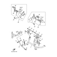 HINTERE FUSSRASTE KOMPL. 1