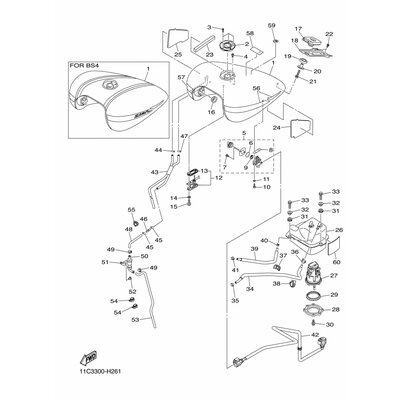Yamaha Teil 3D8Y24100003