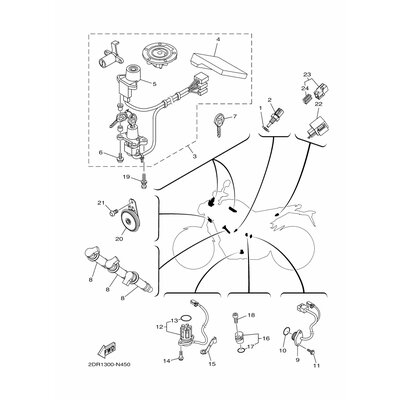 MAIN SW. IMMOBILIZER KIT
