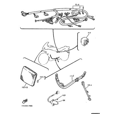 SCREW, FLAT HEAD (8M6)