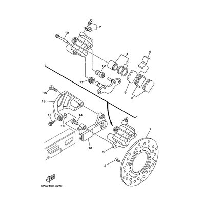 BREMSSCHEIBE, HINTEN 2
