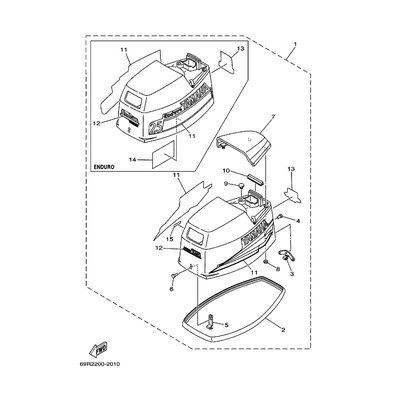 Yamaha Teil 69P42613004D