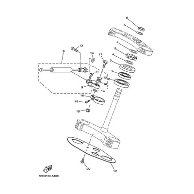 Yamaha Teil 5KE2331W0000
