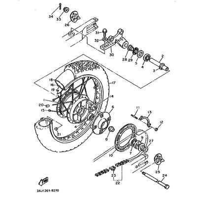 SPEICHENSATZ, HINTEN
