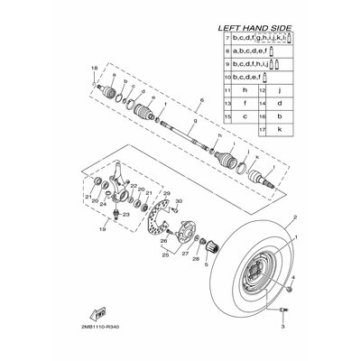 Yamaha Teil 5UGF510U0000