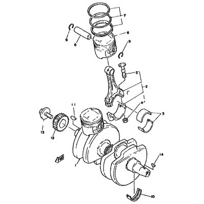 GLEITLAGER, KURBELWELLE 1