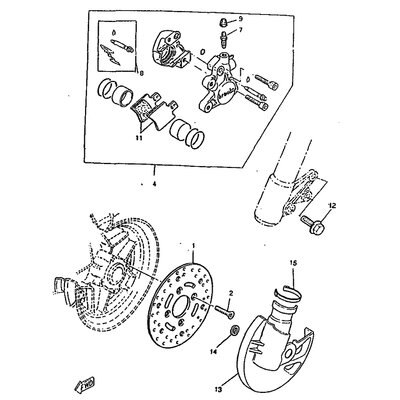BREMSSATTEL KOMPL.(L)