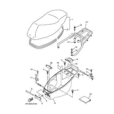 Yamaha Teil 4P7F8199F100