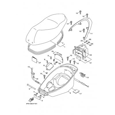 Yamaha Teil 4P9F8199F000