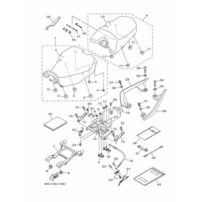 BRACKET, SEAT BACK 2