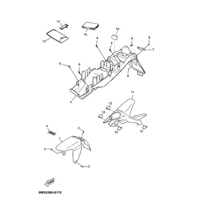 Yamaha Teil 5WXF8199S200