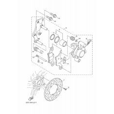 BREMSSATTEL KOMPL.(L)