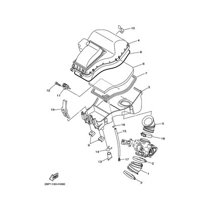 VERBINDUNG, LUFTFILTER 1