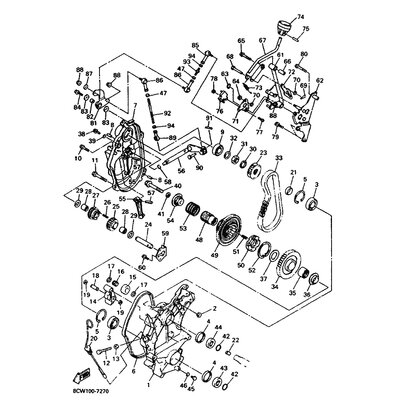 SPROCKET, CHAIN DRIVEN