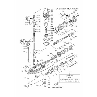 Yamaha Teil 69K441500000