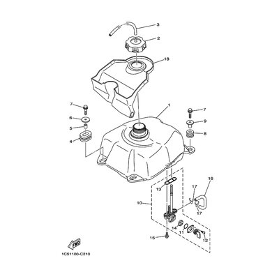 KRAFTSTOFFTANK KOMPL.