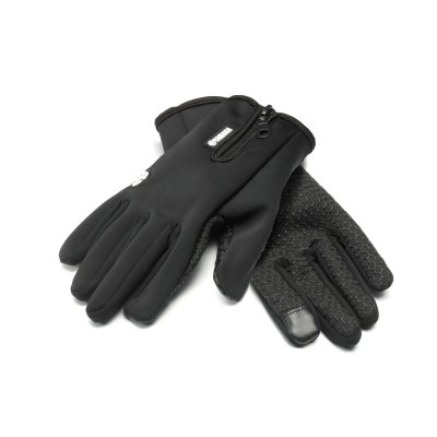 Schwarze REVS Smart-Handschuhe Black