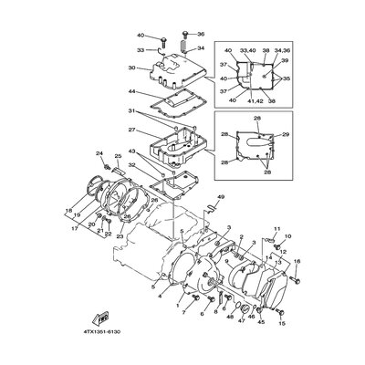 DICHTUNG, KURBELGEHAUSEDECK